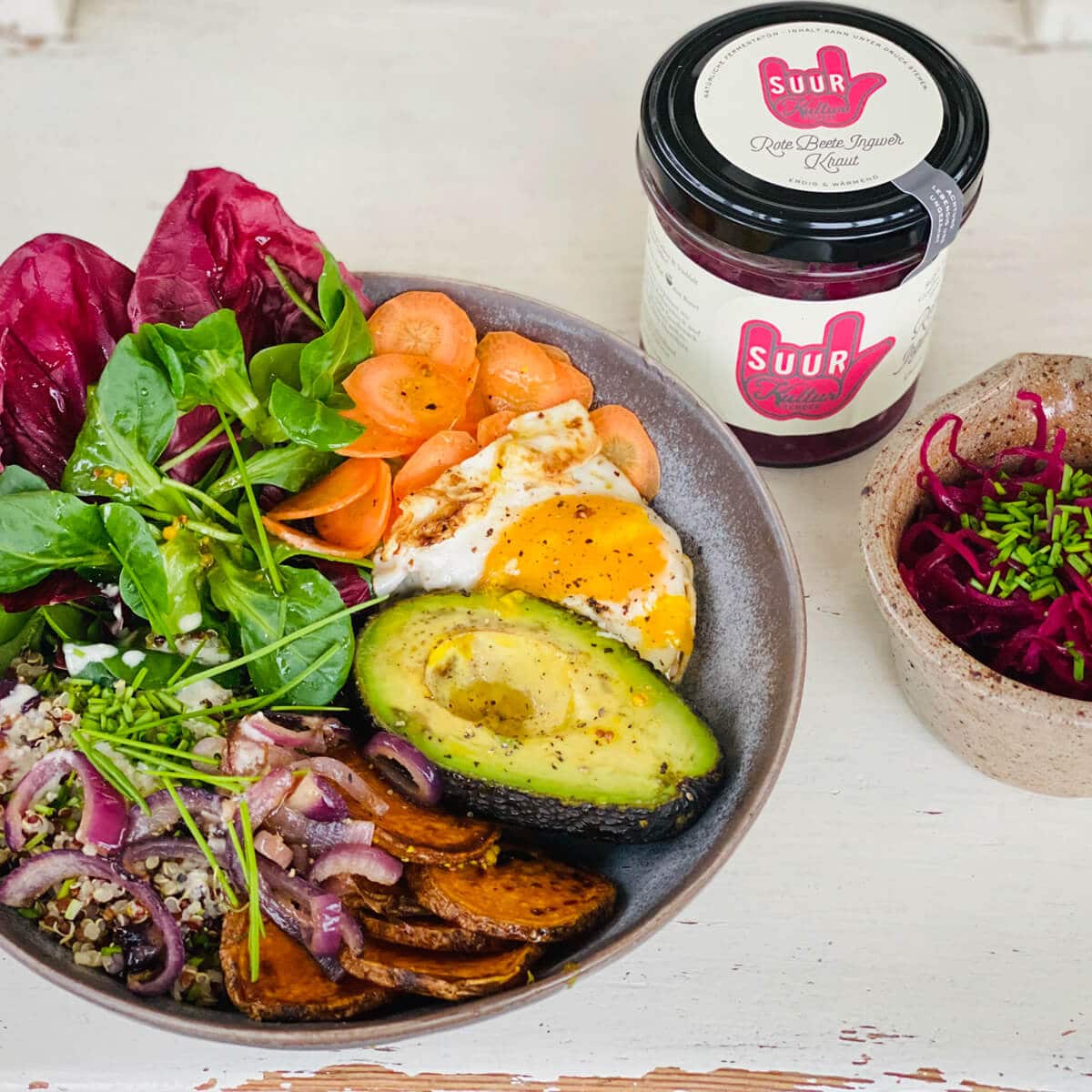 Rote Beete & Ingwer Kraut
