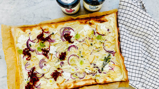 Flammkuchen mit Kraut